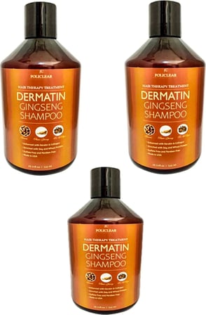 Policlear Dermatin Gingseng Şampuan 3 Adet