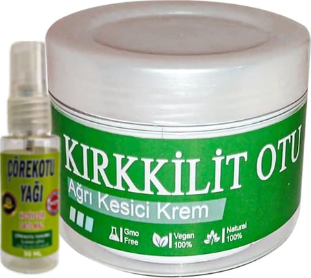 Kırkkilit Otu Kremi 100 ml Teskin Kremi + Çörek Otu Yağı Teskin Yağı 30 ml