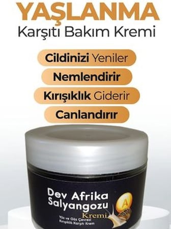 Dev Afrika Salyangoz Yaslılık Barşıtı Bakım Kremi 100 ml