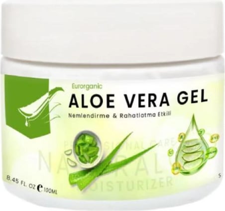 Süper Eurorganic Aloe Vera Jel Cildiniz Için Ferahlama ve Nem Dokunuş 100 ml x 1 Adet
