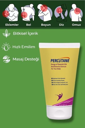 Percutane Ağrı Yönetimi Için Masaj Bakım Kremi 50 ml