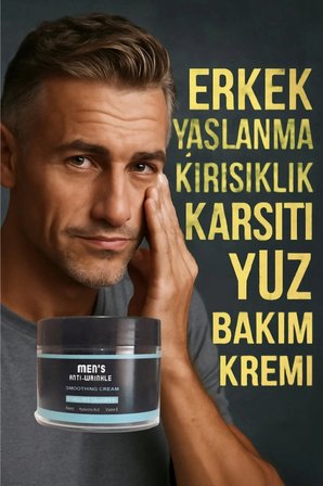 Süper Mens Anti-Wrinkle Cream Erkek Yüz Bakım Kremi 100 ml