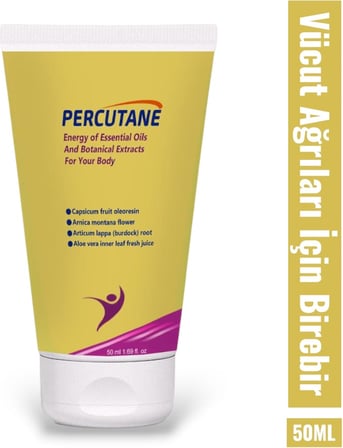 Percutane Vücut Ağrı Yönetimi Için Hızlı ve Etkili Masaj Bakım Kremi 50 ml / Çörek Otu Yağı Hediye