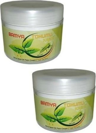 Bamya Tohumu Kremi Rahatlatma Masaj Kremi 100 ml x 2