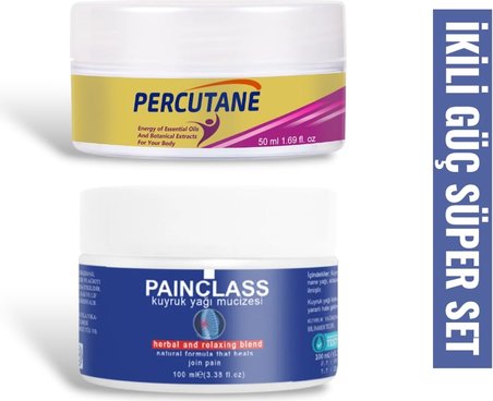 Percutane Kas ve Eklem Rahatlatıcı 50 ml Krem + Painclass Kuyruk Yağı Mucizesi Krem 100 ml