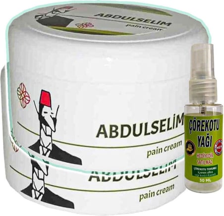 Abdülselim Ağrı Dindirici Masaj Bakım Kremi 2X200 Ml+Çörek Otu Ağrı Yağ ile