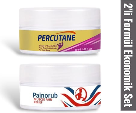 Percutane Ağrı Yönetimi Için Etkili Bakım Kremi 50 ml + Painorub Muscle Paine-Relief Cream 50 ml