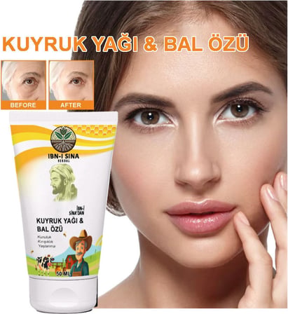 Ibn-I Sina Kuyruk Yağı & Bal Özlü Cildinize ve Yüzünüze Bakım 50 ml 2 Adet