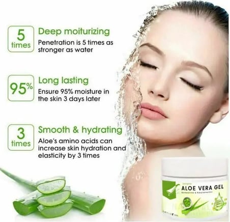 Eurorganic Aloe Vera Jel Cildiniz Için Ferahlama ve Nem Dokunuş 100 ml x 2 Adet