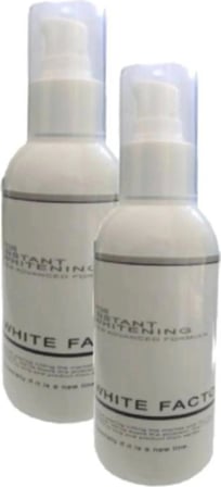 White Factor For Instant Whitening Cilt Bakım Kremi 120 ml Krem x 2 Ad