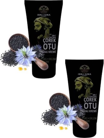Süper Ibni Sina Çörekotu Masaj Bakım Kremi 50 ml x 2 Adet