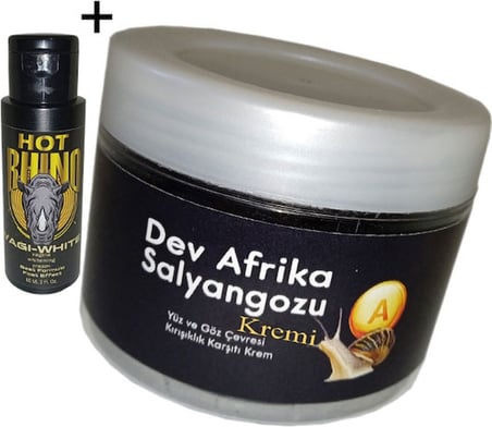 Giant Yàşlanma Kàrsıtı Salyangozkremi 100ML Dev Afrikasalyangozu + Hotrhino Vajinarenk Açıcıkrem 60 ml