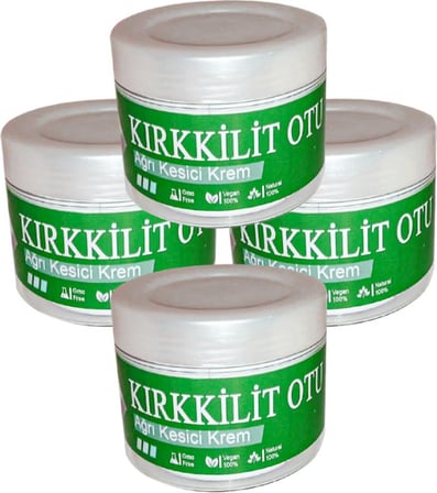 Kırkkilit Otu Kremi Büyük Boy Paincream 4 Tane 150 ml   Ağırıları Teskin Edici Krem
