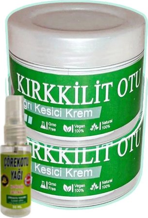 Kırkkilit Otu Bakım Kremi 2X100 Ml+30 ml Çörek Otu Yağ ile