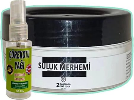 Süper Sülük Merhemi Bakım Kremi 50 Ml+30 ml Çörek Otu Yağ ile