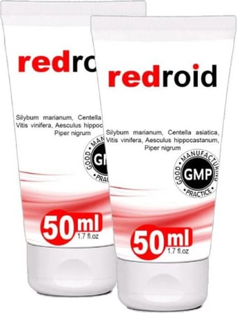 Redroıd Doğal Özel Masaj Bakım Kremi 50 ml x 2 Adet