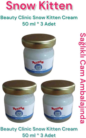 Beauty Clinic Snow Kitten Krem 3 Adet 50 gr