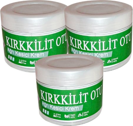Kırkkilit Otu Kremi Büyük Boy Paincream 150 ml 3 Adet Birden  Ağırıları Teskin Edici Krem