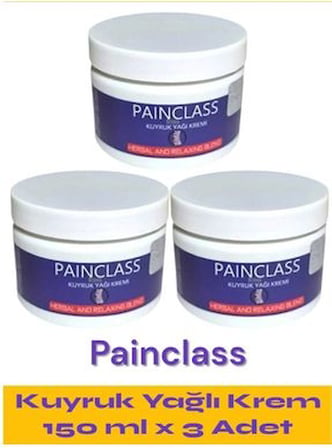 Painclass Kuyruk Yağı Kremi Vücut Sızılarına 150 ml x 3 Adet
