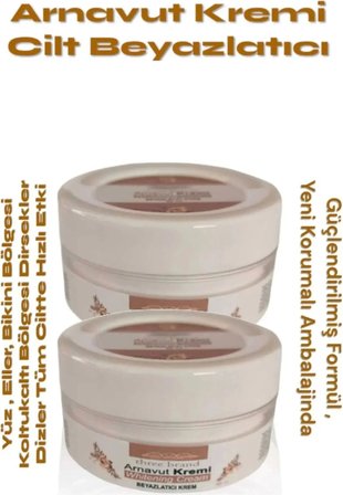 Whitening Cream Arnavut Kremi  Krem 100 ml x 2 Adet