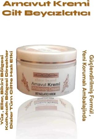 Whitening Cream Arnavut Kremi  Krem 100 ml x 3 Adet