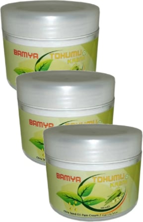 Bamya Tohumu Yağlı Masaj Kremi 100 ml x 3 Adet