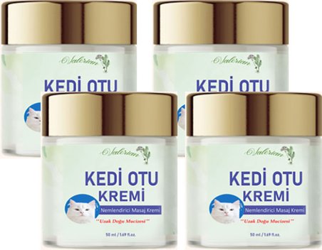 Kedi Otu Kremi 50 ml Kafur Ağacı Yağlı Paincream 4 Adet
