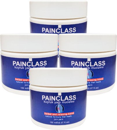 Painclass Büyük Boy Kuyruk Yağı Kremi 150 ml Paincream 4 Adet