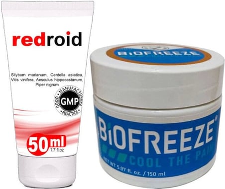 Redroid Rahatlatıcı Bakım Kremi 50 ml +Biofreeze Cream 150 ml Rahatlatıcı Etki