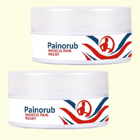 Painorub 2 Adet Afrika Yabani Zencefil Özü Kril Yağı ve Reliefcream Rahatlamaya 50 ml Krem