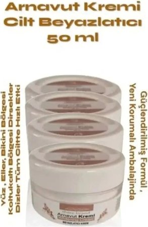 Süper Whitening Cream Arnavut Kremi 50ML  Kremi Krem x 2 Adet