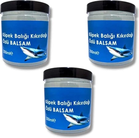 Köpek Balığı Kıkırdağı Özlü Kremi 250 ml - 3 Adet