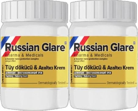 Süper Russ Glare Tüylere Krem Nano 2 Adet x 50 ml Russ Merhemi