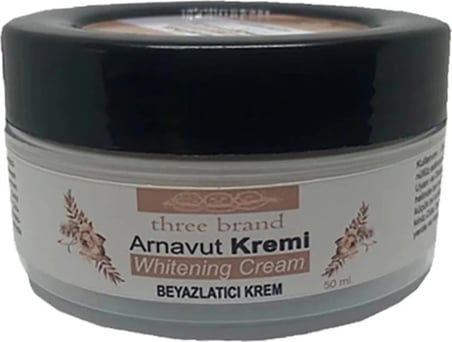 Süper Three Brand Arnavut Kremi Whitens Cream Tümbölge  Kremi 50 ml