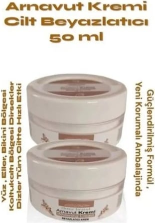 Süper Cilt Arnavut Kremi 50 ml x 2 Adet- Skin Whitening Cream