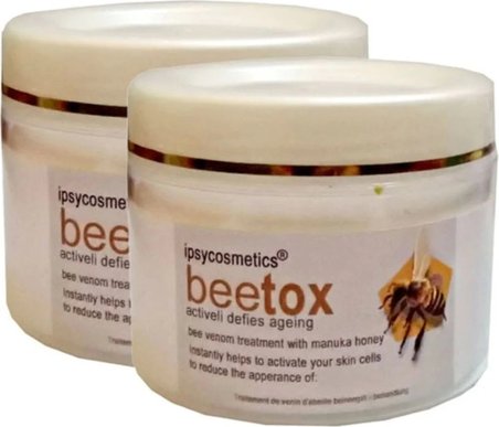 Süper Ipsycosmetics Beetox Doğal Arı Özü - Yüz Cilt Dekolte Boyun Kremi 100 ml x 2 Adet