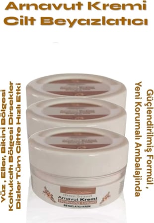 Three Brand Whitening Cream Arnavut Kremi 100 ml  Kremi x 3 Adet