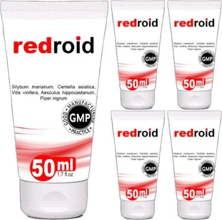 Süper Redroid Bakım Masaj Kremi 5X50 ml