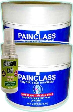 Painclass Kuyruk Yağı Bakım Kremi 2X100 Ml+30 ml Çörek Otu Yağı ile