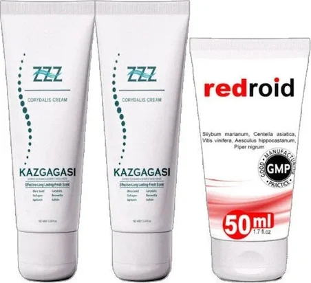 Süper Kaz Gagası Kremi 2X100 ml + Redroid Krem 1X50 ml