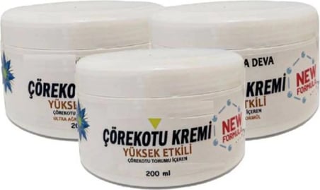 Süper Çörek Otu Kremi White Box 200 ml Bakım Masaj Kremi x 3 Ad