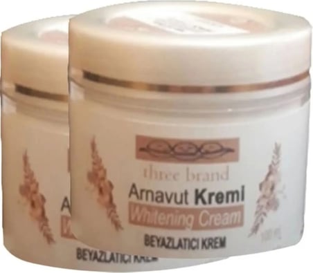 Three Brand Arnavut Kremi 2 Adet Whitens Cream Tüm Bölge  Kremi 100 ml