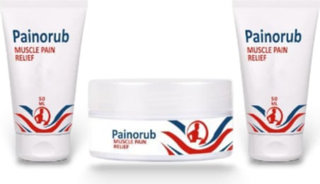 Painorub Muscle Pain-Relief Cream 50 ml / Ağrı Gidermeye Yardımcı Teskin Krem 3lü Paket