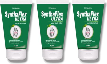 Synthaflex Ultra Vücut Ağrıları Için Masaj Bakım Kremi 50 ml x 3 Adet