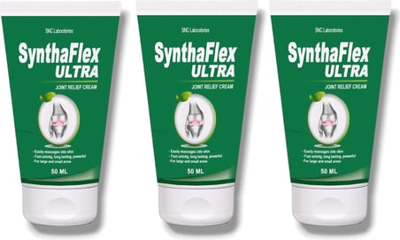Synthaflex Ultra Vücut Ağrıları Için Masaj Bakım Kremi 50 ml x 3 Adet
