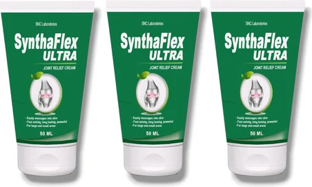 Synthaflex Ultra Vücut Ağrıları Için Masaj Bakım Kremi 50 ml x 3 Adet