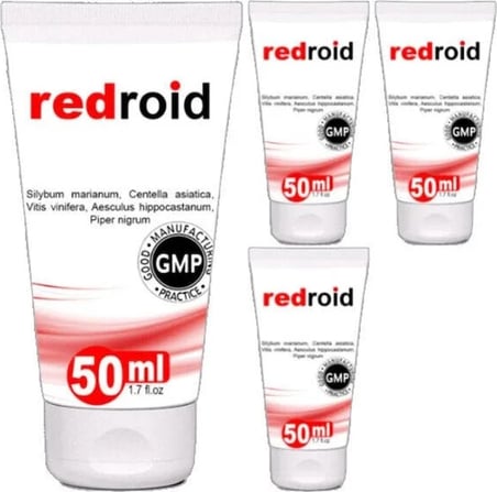 Süper Redroid Bakım Masaj Kremi 4X50 ml