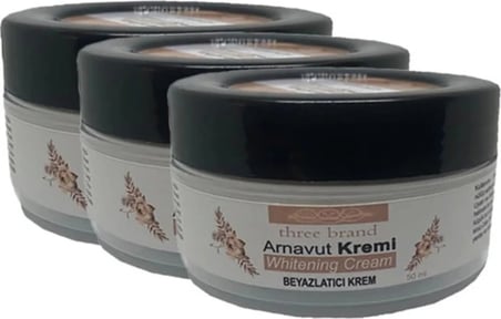 Three Brand Arnavut Kremi Whitens Cream 3 Adet Adet Tüm Bölge  Kremi 50 ml
