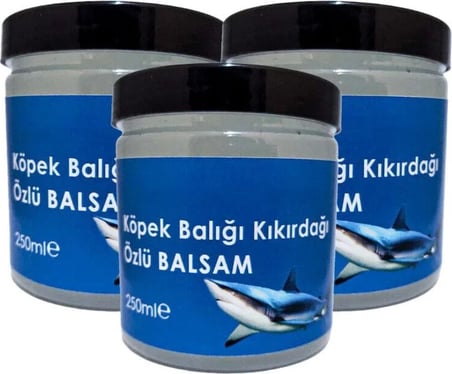 Süper Köpek Balığı Kıkırdağı Özlü Balsam Kremi 3X250 ml