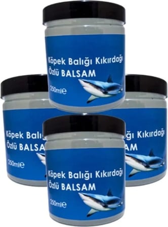Köpekbalığı Kıkırdağı Kremi 4 Tane x 250 ml